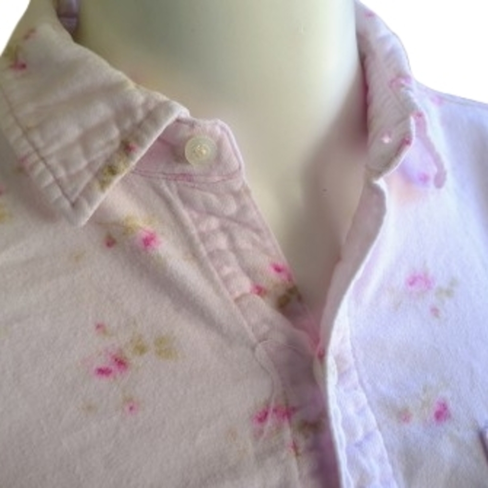 Lauren Ralph Lauren Pink Floral Flannel Pajama Set - Small - Picture 2 of 6